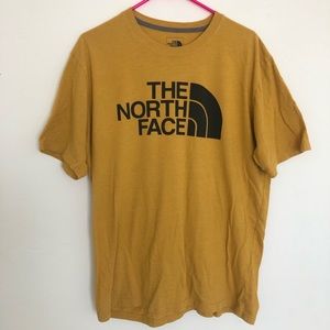 Yellow NorthFace shirt. Size large